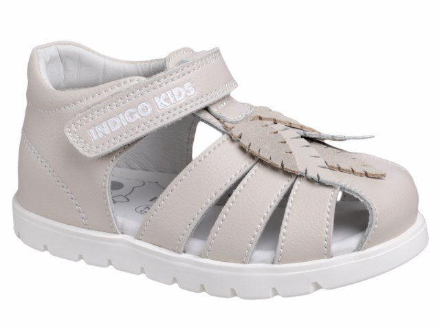 11-240D 24-2,25-2,26-3,27-3,28-2 Indigo kids П/ботинки Повсед Сандалеты Нат.кожа, Кожподклад, ТЭП Лето жен