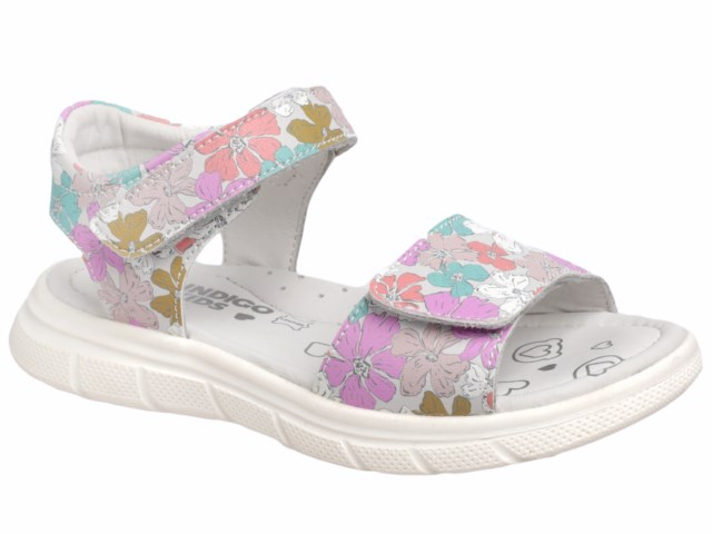 14-026A 28-2,29-2,30-2,31-2,32-2,33-2 Indigo kids Туфли Повсед Сандалии Нат.кожа, Кожподклад, ТЭП Лето жен