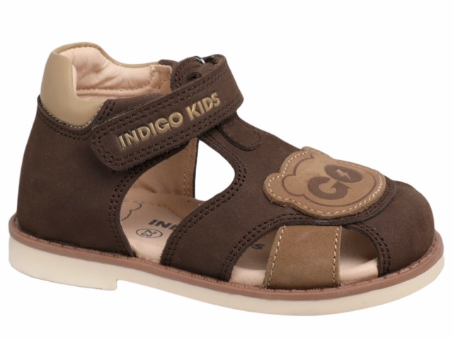 15-006B 23-2,24-2,25-2,26-2,27-2 Indigo kids П/ботинки Орто/проф Сандалеты Нат.кожа, Кожподклад, ТЭП Лето Муж