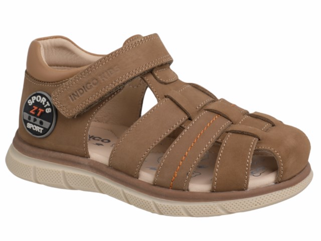 17-711A 28-2,29-2,30-2,31-2,32-2,33-2 Indigo kids П/ботинки Повсед Сандалеты Нат.кожа, Кожподклад, ТЭП Лето Муж