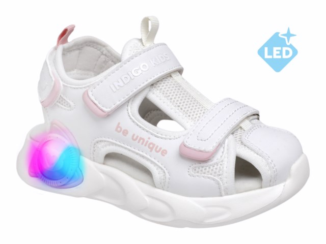 22-332Z 25-2,26-2,27-2,28-2,29-2 Indigo kids Туфли Актив.отдых Сандалеты Иск.мат, Текстиль, ЭВА Лето жен