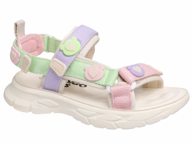 222-250B 31-2,32-2,33-2,34-2,35-2,36-2 Indigo kids Туфли Повсед Сандалии Иск.мат, Текстиль, ПУ Лето жен