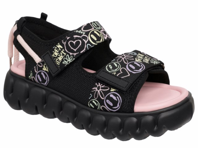 222-307B 32-2,33-2,34-2,35-2,36-2 Indigo kids Туфли Повсед Сандалеты Текстиль, Иск.кожа, ЭВА Лето жен