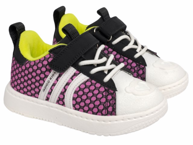 40-2020A 25-2,26-2,27-2,28-2,29-2,30-2 Indigo kids П/ботинки Актив.отдых Кроссовки Иск.мат, Текстиль, ЭВА В/О жен