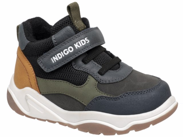 55-0300B 25-2,26-2,27-2,28-2,29-2 Indigo kids Ботинки Повсед Оксфорд Иск.мат, Байка/Флис, ТЭП В/О Муж