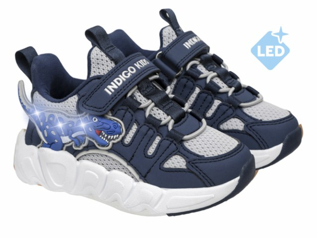 90-546B2 25-2,26-2,27-2,28-2,29-2,30-2 Indigo kids П/ботинки Актив.отдых Кроссовки Иск.мат, Текстиль, ЭВА / ТЭП В/О Муж