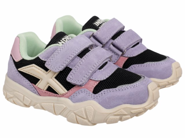 90-653R 25-2,26-2,27-2,28-2,29-2,30-2 Indigo kids П/ботинки Актив.отдых Кроссовки Иск.мат, Текстиль, ТЭП В/О жен