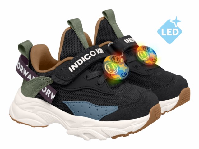 92-001Z 25-2,26-2,27-2,28-2,29-2,30-2 Indigo kids П/ботинки Актив.отдых Кроссовки Иск.мат, Текстиль, ЭВА / ТЭП В/О Муж