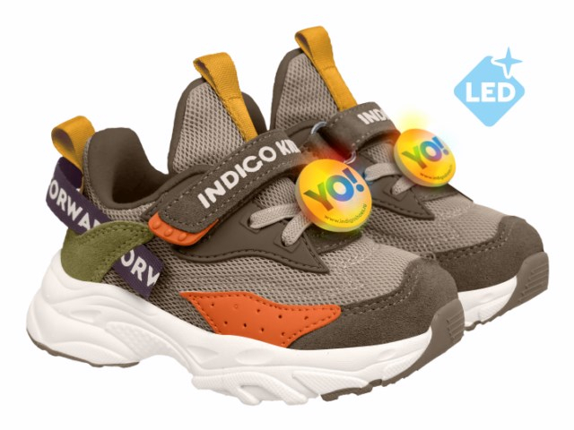 92-001Y 25-2,26-2,27-2,28-2,29-2,30-2 Indigo kids П/ботинки Актив.отдых Кроссовки Иск.мат, Текстиль, ЭВА / ТЭП В/О Муж