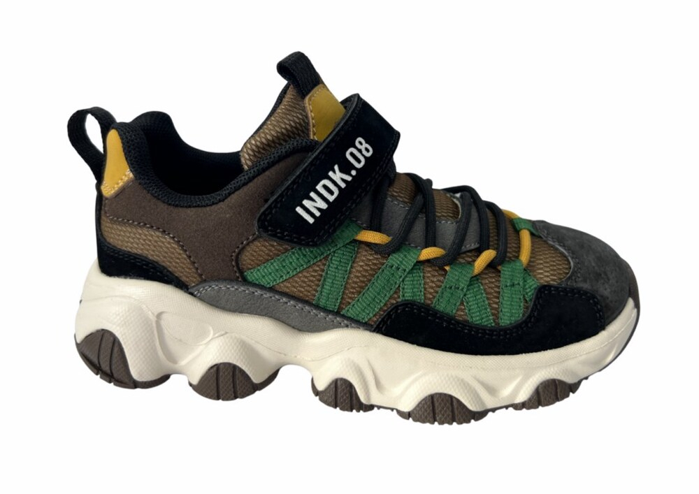 92-059F 32-2,33-2,34-2,35-2,36-2,37-2 Indigo kids П/ботинки Актив.отдых Кроссовки Иск.мат, Текстиль, ЭВА / ТЭП В/О Муж