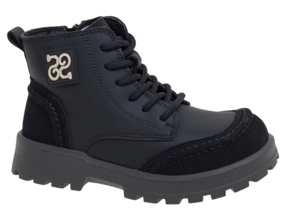 R501196215BK СКАЗКА Черный Девочка Иск.кожа Байка 32-37 111111