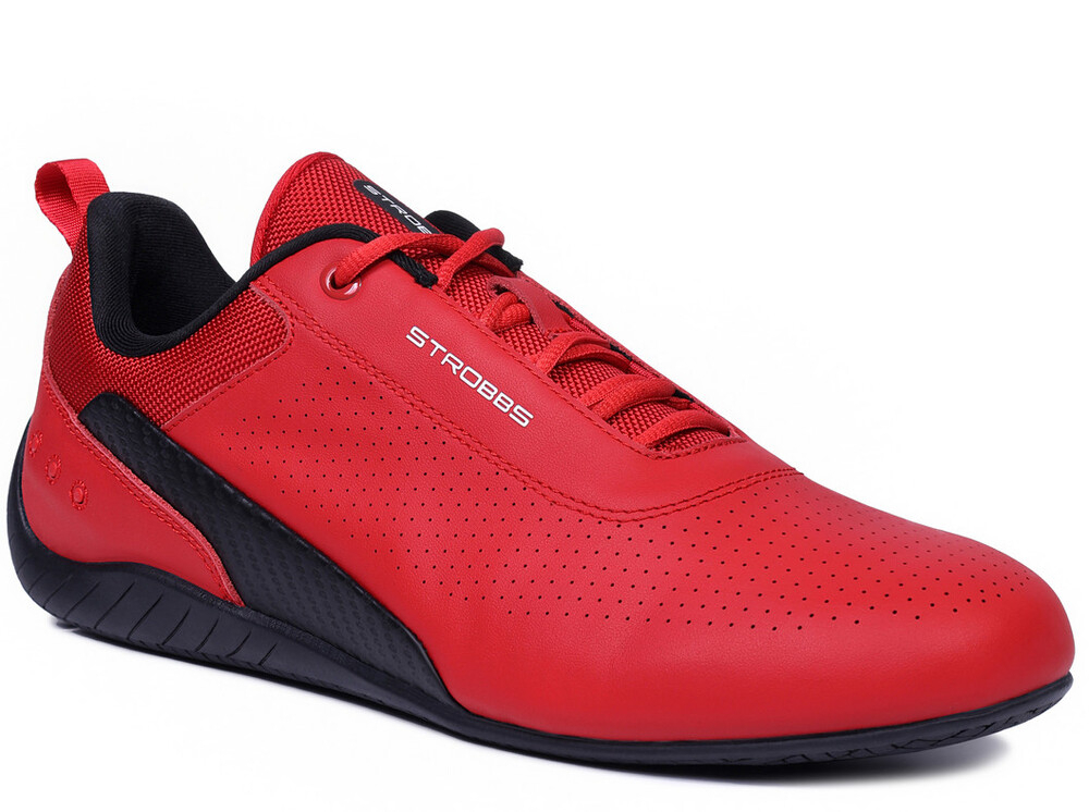 C3923-11 Крас 41-1,42-2,43-2,44-2,45-1 Strobbs П/ботинки Актив.отдых Кроссовки Нат.кожа, Текстиль, Резина В/О Муж