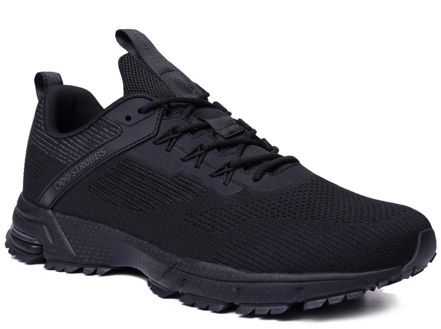 G3600-3 Чёр 46-3,47-3,48-2 Strobbs П/ботинки Актив.отдых Кроссовки Текстиль, Текстиль, ЭВА,ТПР,ТПУ вставка В/О Муж