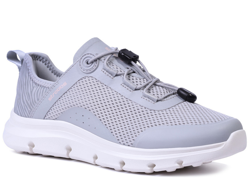 F7732-4 Сер 36-1,37-1,38-2,39-2,40-1,41-1 Strobbs П/ботинки Актив.отдых Кроссовки Текстиль, Текстиль, ЭВА Лето жен