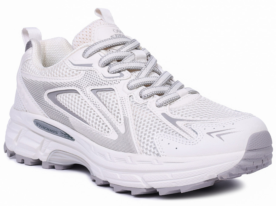 F7733-12 Беж 36-1,37-1,38-2,39-2,40-2 Strobbs П/ботинки Актив.отдых Кроссовки Иск.мат, Текстиль, ЭВА,Резина,ТПУ вставка В/О жен