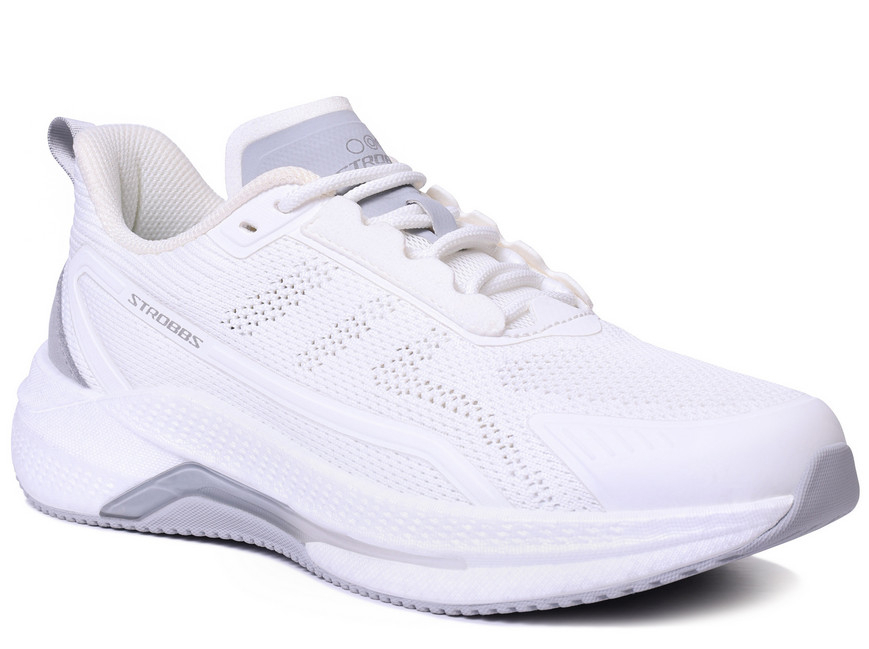 F7747-6 Бел 36-1,37-1,38-2,39-2,40-1,41-1 Strobbs П/ботинки Актив.отдых Кроссовки Иск.мат, Текстиль, ЭВА,Резина,ТПУ вставка В/О жен