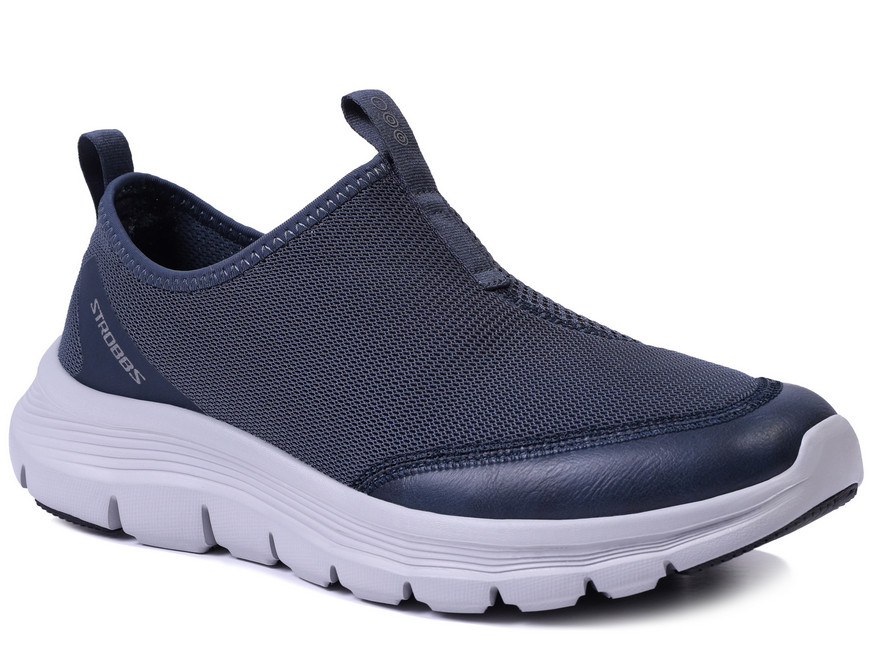 C3913-2 Син 41-1,42-2,43-2,44-2,45-1 Strobbs П/ботинки Актив.отдых Слипоны Текстиль, Текстиль, ЭВА,Резина Лето Муж