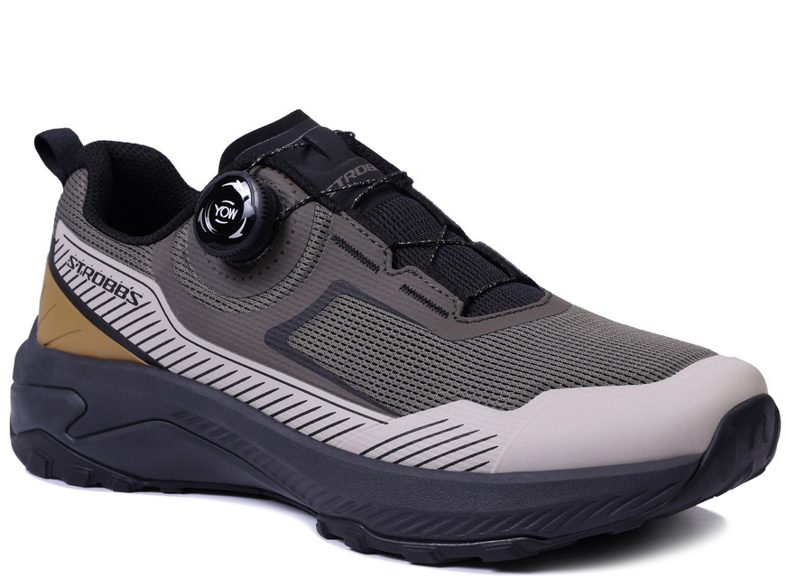 C3912-19 хаки 41-1,42-2,43-2,44-2,45-1 Strobbs П/ботинки Актив.отдых Кроссовки Текстиль, Текстиль, ЭВА,Резина В/О Муж