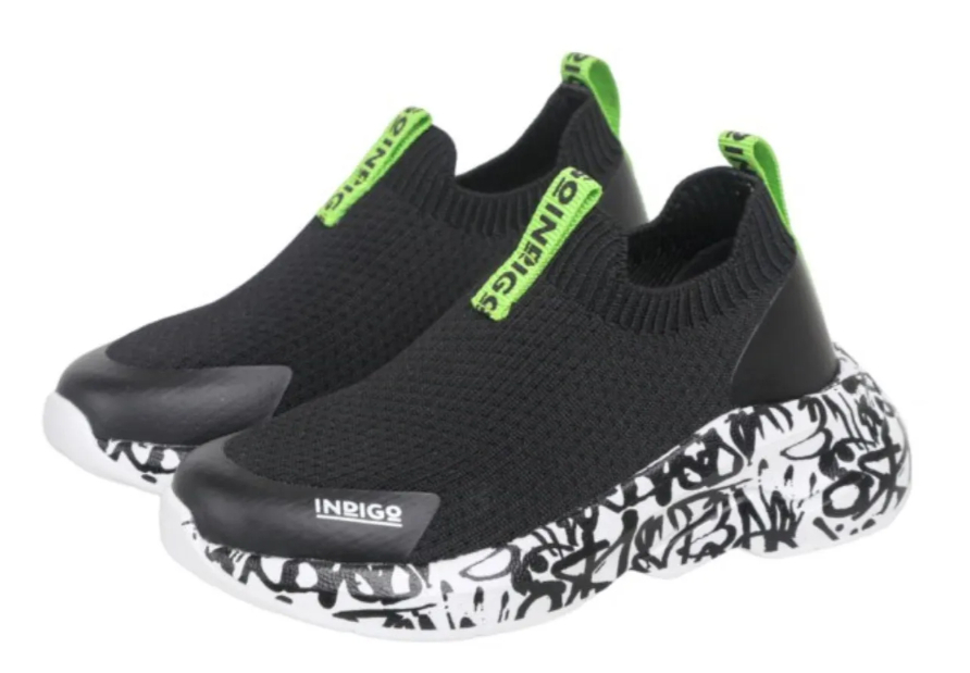 94-025G3 30-1,31-1,32-1,33-1,34-1,35-1,36-1,37-1 Indigo kids П/ботинки Актив.отдых Слипоны Текстиль, Текстиль, ЭВА Лето жен