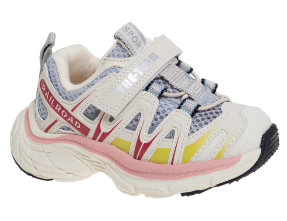 R250212212BE Беж 22-2,23-2,24-2,25-2,26-2 Сказка П/ботинки Актив.отдых Кроссовки Иск.мат, Текстиль В/О жен