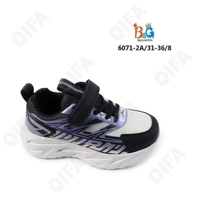 RC51_6071-2A Чёр 31-1,32-1,33-2,34-2,35-1,36-1 Boys and Girls П/ботинки Актив.отдых Кроссовки Иск.мат, Текстиль, ЭВА (EVA-Этиленвинилацетат) В/О Муж