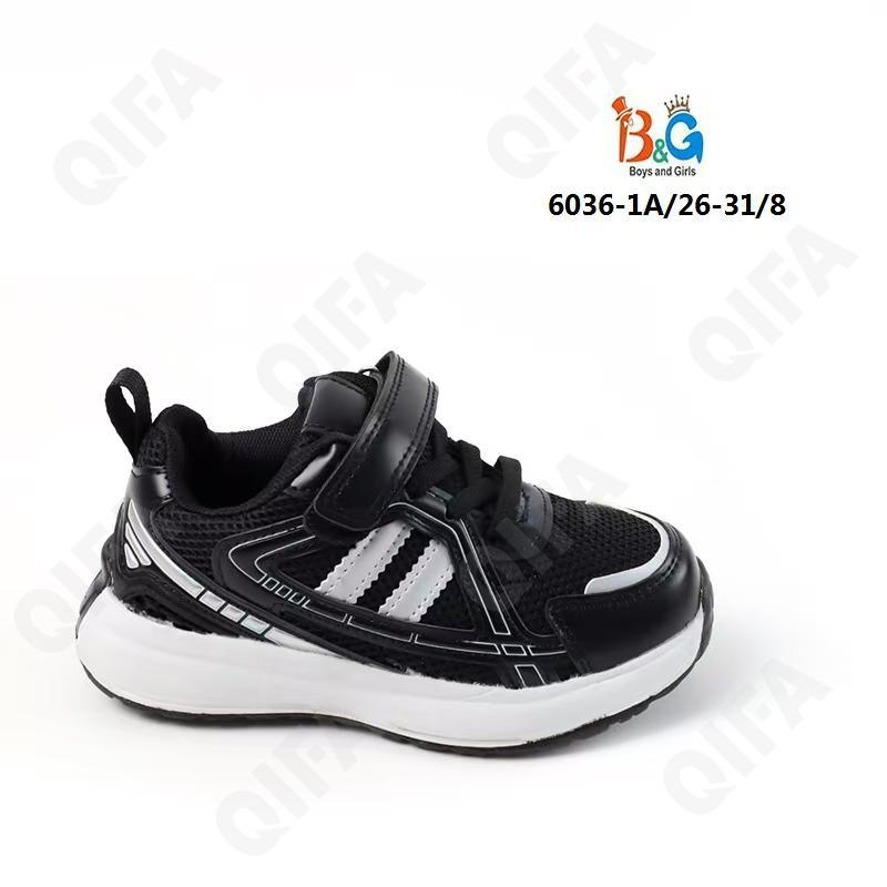 RC51_6036_M-1A Чёр 26-1,27-1,28-2,29-2,30-1,31-1 Boys and Girls П/ботинки Актив.отдых Кроссовки Иск.мат, Текстиль, ЭВА (EVA-Этиленвинилацетат) В/О Муж
