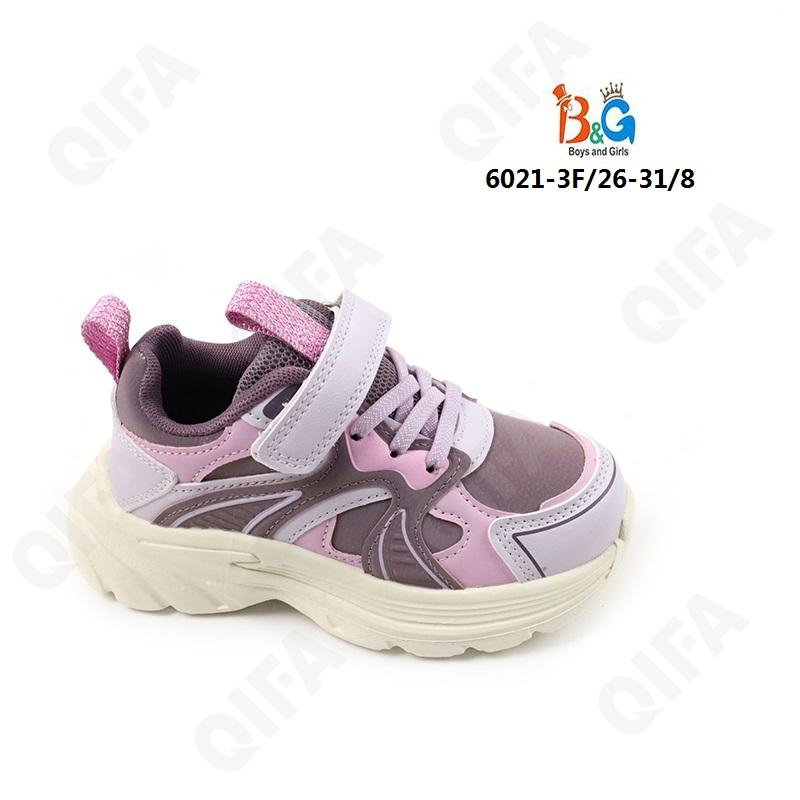 RC51_W6021-3F Фиол 26-1,27-1,28-2,29-2,30-1,31-1 Boys and Girls П/ботинки Актив.отдых Кроссовки Иск.мат, Текстиль, ЭВА (EVA-Этиленвинилацетат) В/О жен