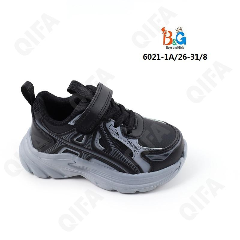 RC51_6021-1A Чёр 26-1,27-1,28-2,29-2,30-1,31-1 Boys and Girls П/ботинки Актив.отдых Кроссовки Иск.мат, Текстиль, ЭВА (EVA-Этиленвинилацетат) В/О Муж
