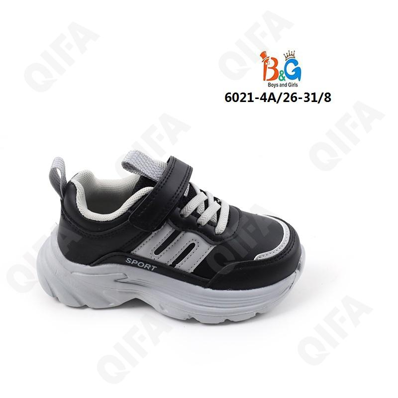 RC51_6021-4A Чёр 26-1,27-1,28-2,29-2,30-1,31-1 Boys and Girls П/ботинки Актив.отдых Кроссовки Иск.мат, Текстиль, ЭВА (EVA-Этиленвинилацетат) В/О Муж