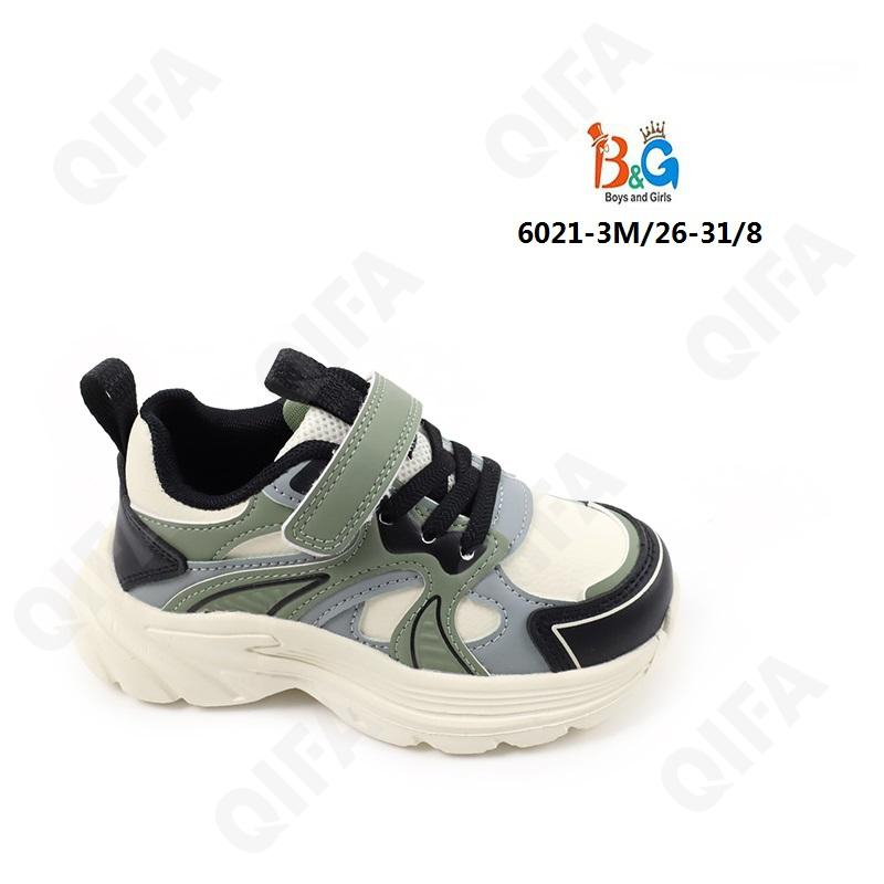 RC51_6021-3M Зел 26-1,27-1,28-2,29-2,30-1,31-1 Boys and Girls П/ботинки Актив.отдых Кроссовки Иск.мат, Текстиль, ЭВА (EVA-Этиленвинилацетат) В/О Муж
