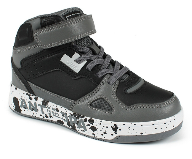 AL 17311 Чёр 31-1,32-1,33-1,34-1,35-1,36-1 Antilopa Ботинки Актив.отдых Кроссовки Иск.мат, Текстиль В/О Муж