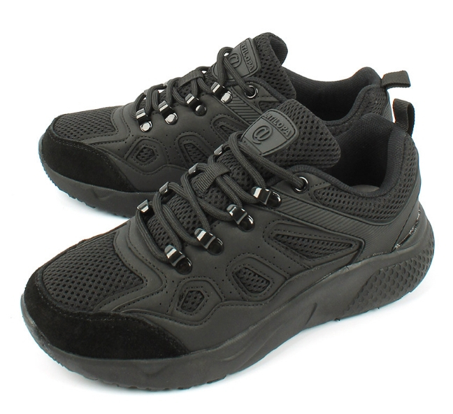 AL 13304 Чёр 36-1,37-1,38-1,39-1,40-1,41-1 Antilopa П/ботинки Актив.отдых Кроссовки Иск.мат, Текстиль В/О Муж