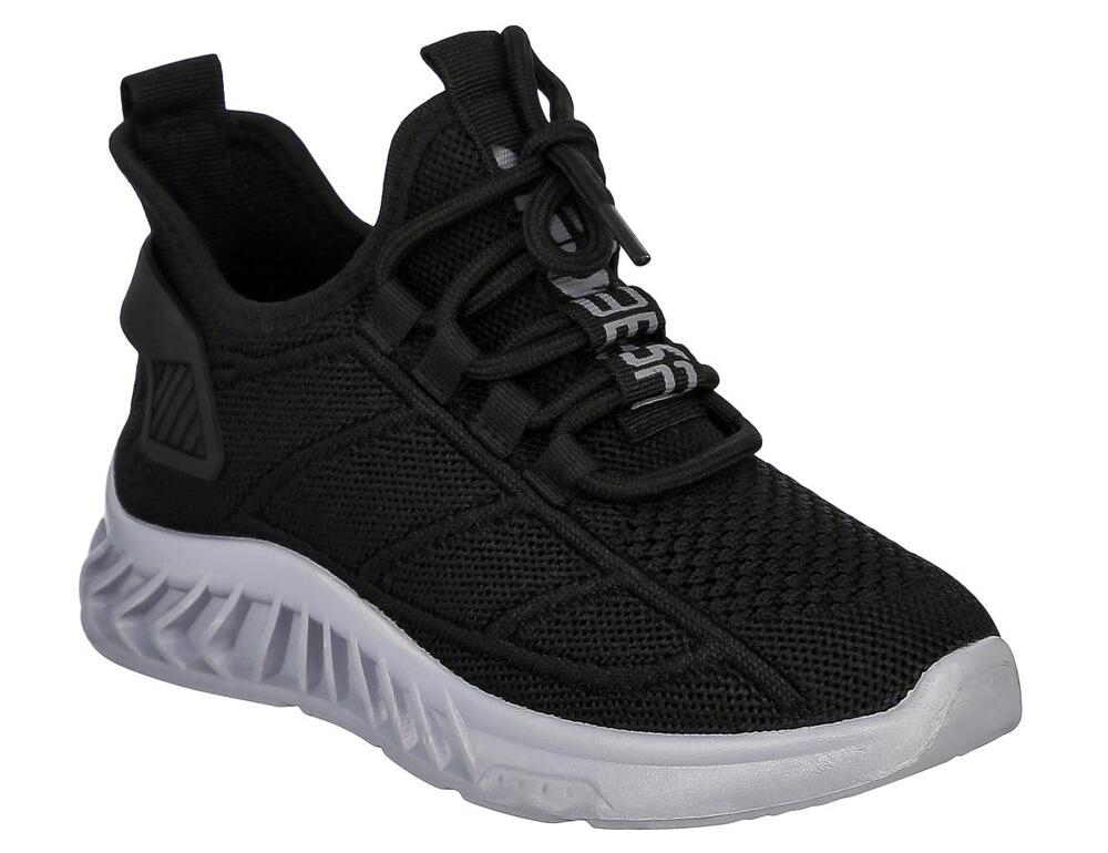 HLC_882-3_черный Текстиль Без подкладки 28-35 11111111 ДС1_Всесезон Кроссовки Носки KEDBERRY