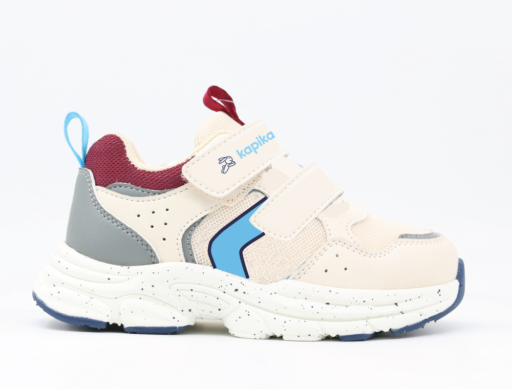 71555-1 бежевый-синий 22-1,23-1,24-1,25-1,26-1 Kapika П/ботинки Актив.отдых Кроссовки Иск.мат, Текстиль, ЭВА/ТЭП В/О Муж