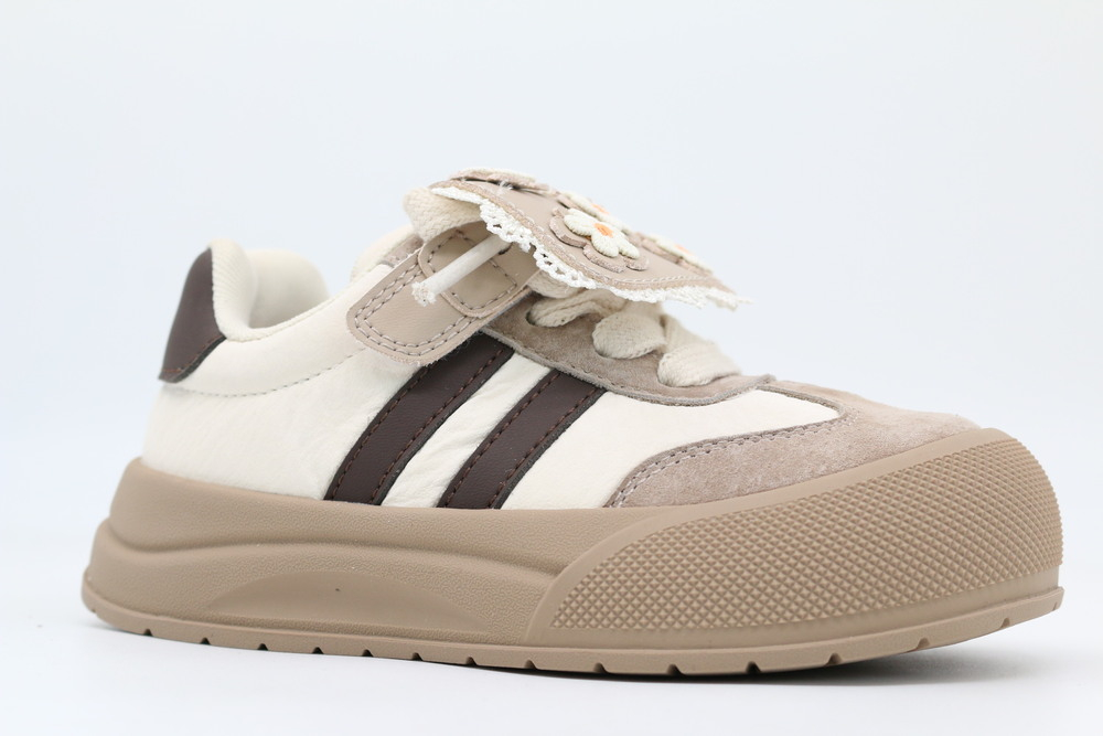 721213-1 Беж 26-1,27-1,28-1,29-1,30-1 Kapika П/ботинки Актив.отдых Кроссовки Иск.мат, Текстиль, Резина В/О жен