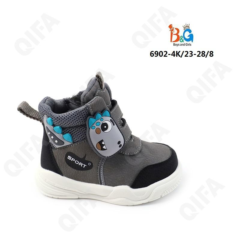 RC51_6902-4K Сер 23-1,24-1,25-2,26-2,27-1,28-1 Boys and Girls Ботинки Актив.отдых Кроссовки Иск.мат, Текстиль, ЭВА (EVA-Этиленвинилацетат) В/О Муж