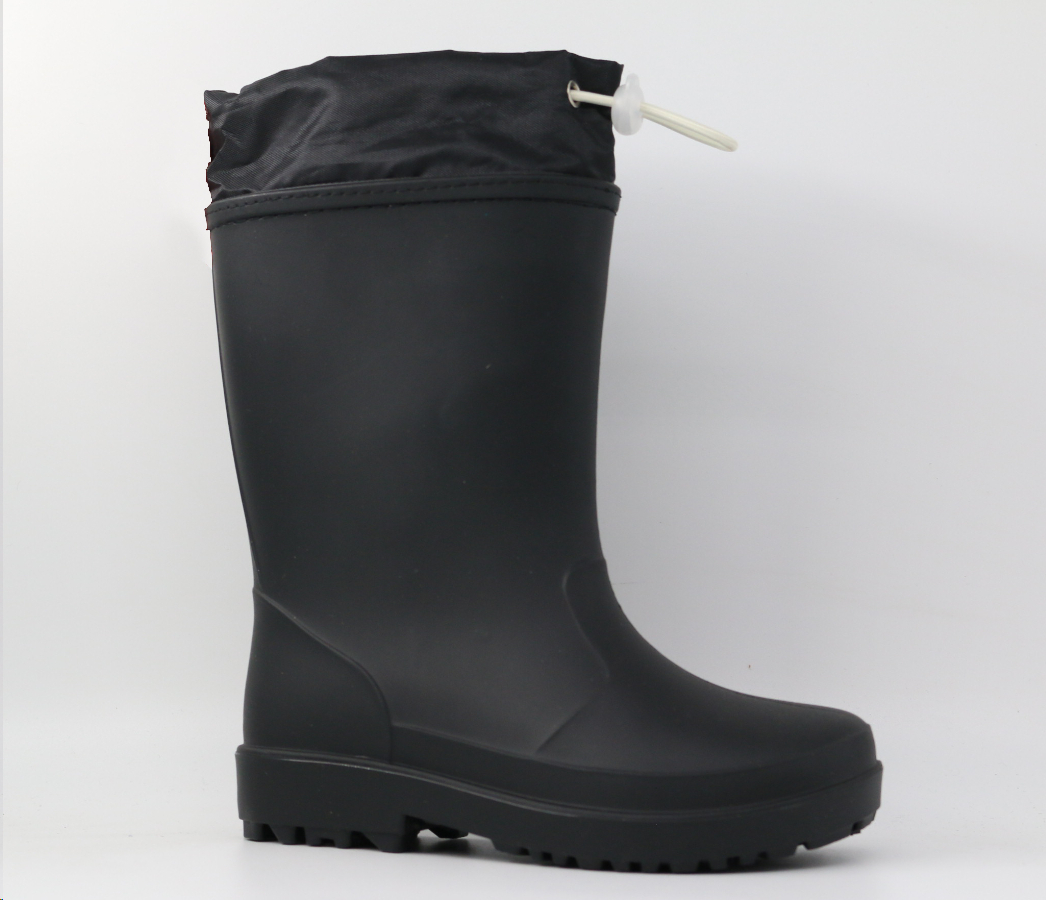 1942-3 Чёр 31-2,32-2,33-2,34-2,35-2 Kapika Сапоги Повсед Веллингтон ПВХ, Текстиль, ПВХ В/О Муж