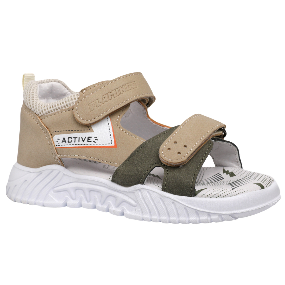 261S-Z3-6943 26-1,27-1,28-1,29-1,30-1,31-1 Flamingo ИК/Текстиль Нат.кожа 26-31 босоножки