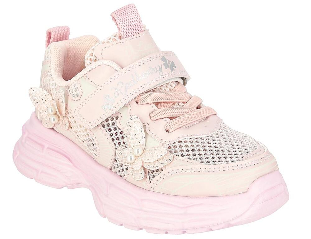HZR_25-966_pink 27-1,28-1,29-1,30-1,31-1,32-1 HZR_25-966_розовый Текстиль/ИскКожа Текстиль(50% хлопок, 50% ПЭ) 27-32 111111 ДС1_Лето Кроссовки KEDBERR