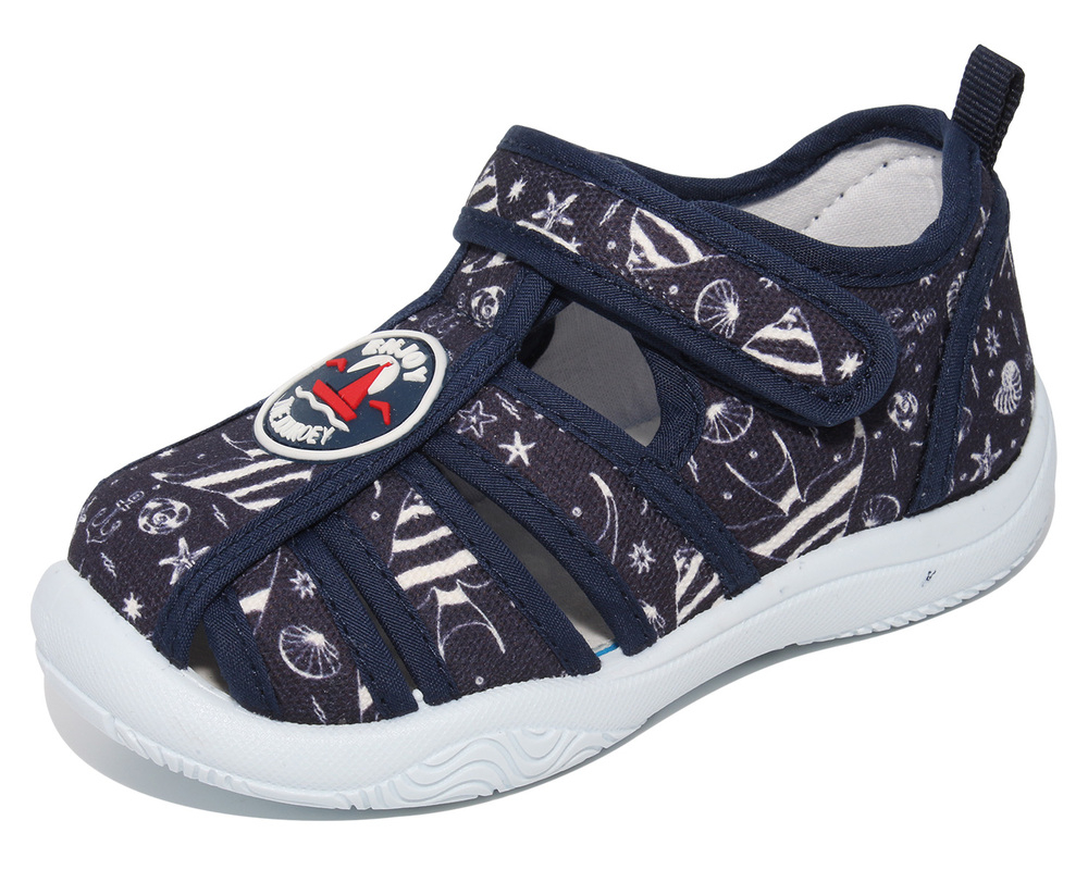 A18228 Т.син 25-2,26-2,27-2,28-2,29-2,30-2 Капитошка П/ботинки Повсед Сандалеты Текстиль, Текстиль, ПВХ Лето Муж