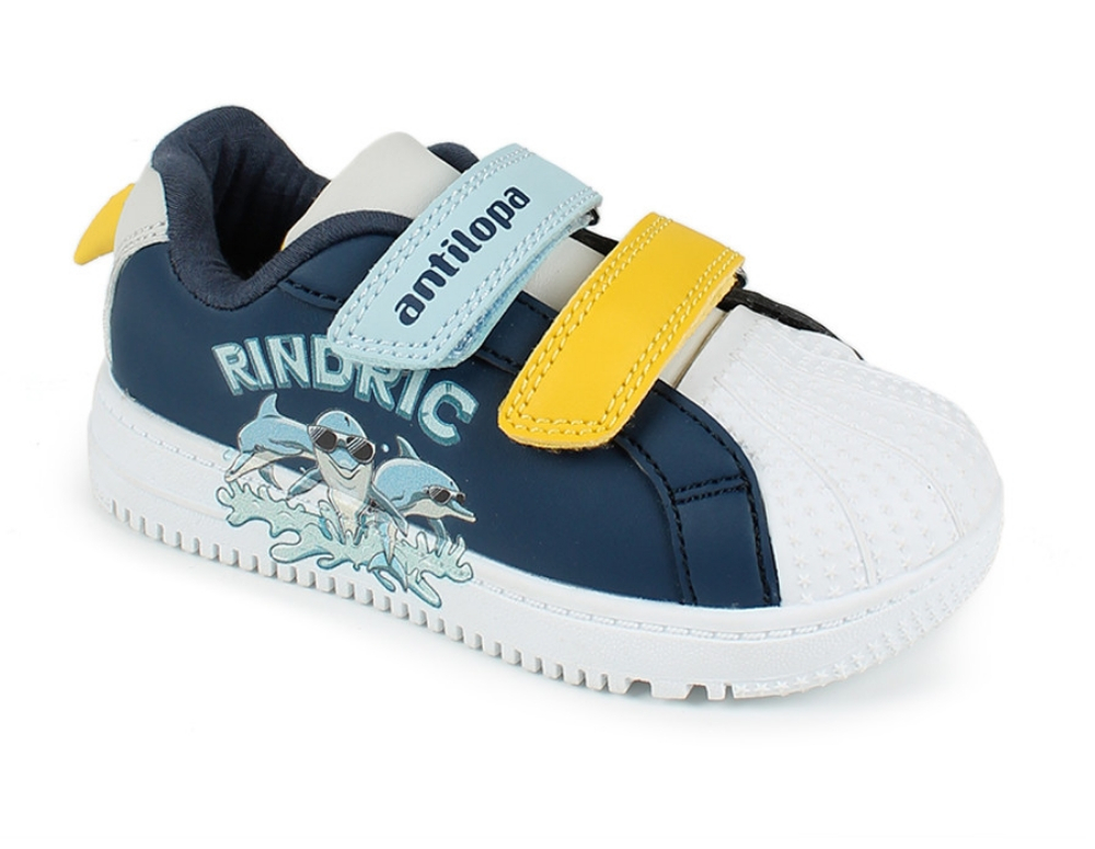 AL 17147 Син 25-1,26-1,27-1,28-1,29-1,30-1 Antilopa П/ботинки Актив.отдых Кроссовки Иск.мат, Текстиль В/О Муж