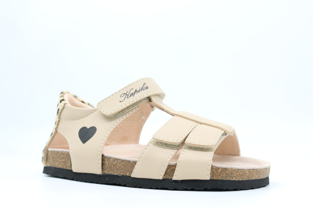 31862к-3 Беж 22-1,23-1,24-1,25-1,26-1 Kapika Туфли Повсед Сандалеты Иск.мат, Кожподклад, ЭВА Лето жен