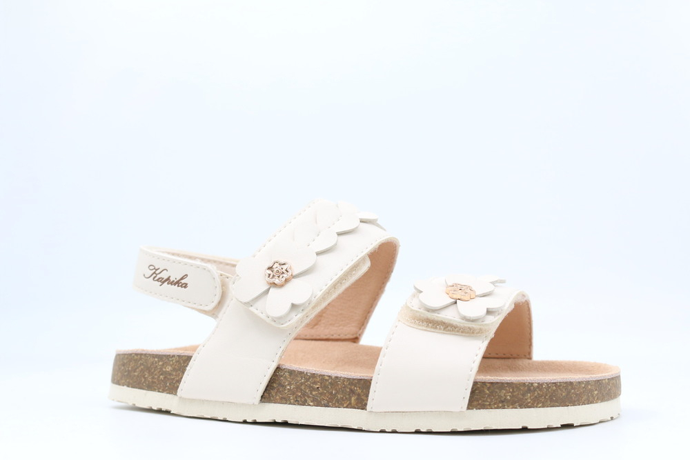 321000п-2 Беж 28-1,29-1,30-1,31-1,32-1 Kapika Туфли Повсед Сандалии Иск.мат, Кожподклад, ЭВА Лето жен