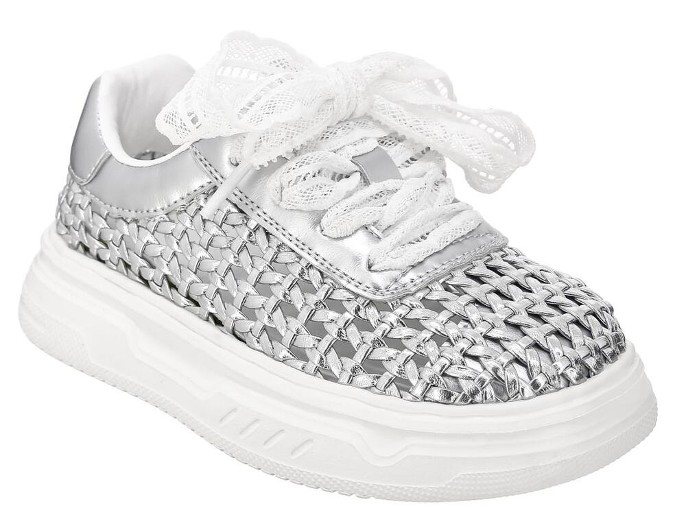 DOJ_1142-30_silver 28-1,29-1,30-1,31-1,32-1,33-1,34-1,35-1 Kedberry П/ботинки Актив.отдых Кроссовки Иск.мат, Без подклада, ЭВА Лето жен