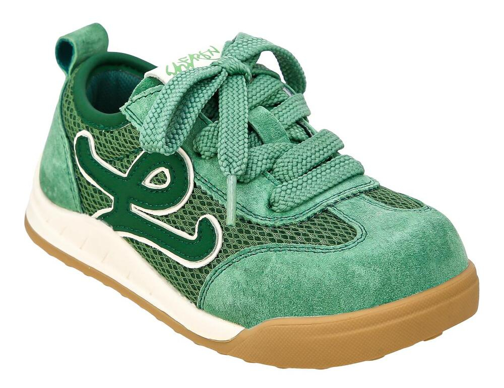 DOP_1150-42_green 26-1,27-1,28-1,29-1,30-1,31-1,32-1,33-1 Kenka П/ботинки Актив.отдых Кроссовки Иск.мат, Текстиль, Резина В/О жен