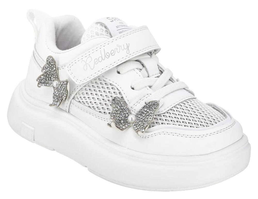 DQR_1126-01_white 26-1,27-1,28-2,29-2,30-1,31-1 Kenka П/ботинки Актив.отдых Кроссовки Иск.мат, Текстиль, ЭВА В/О жен