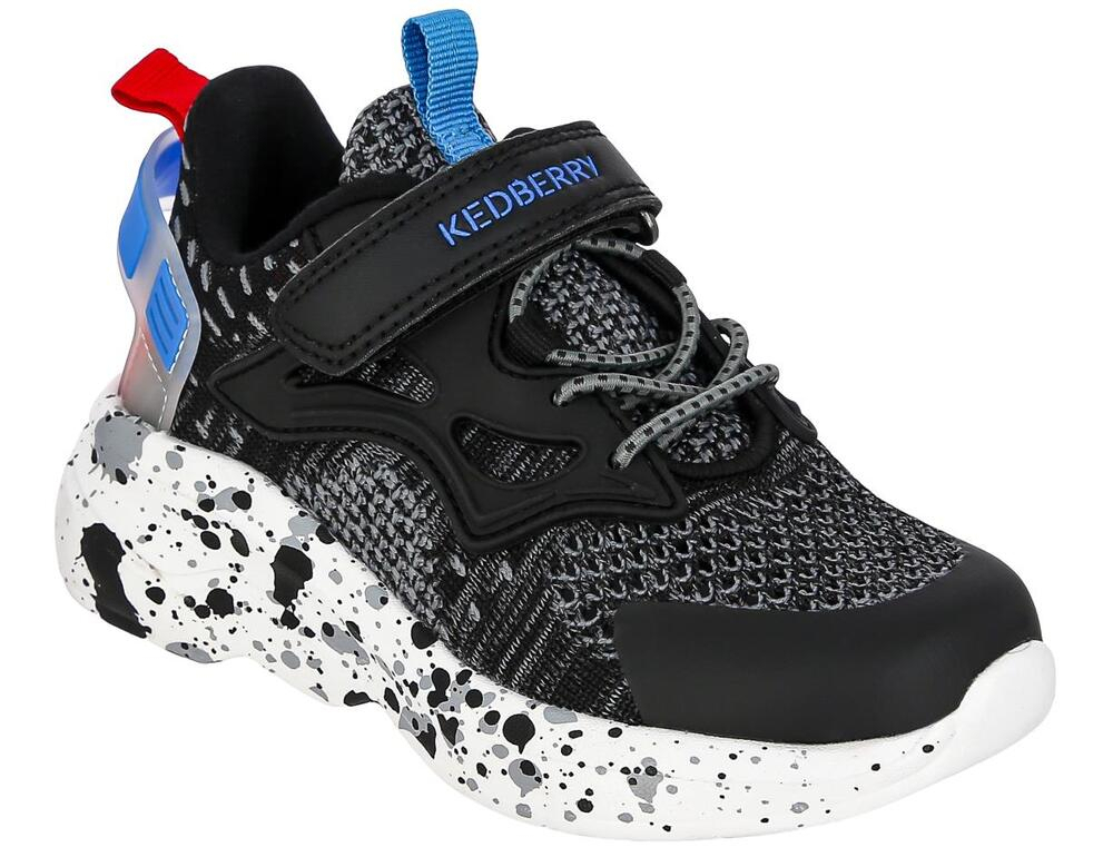 EOB_22750_black 28-1,29-1,30-1,31-1,32-1,33-1,34-1,35-1 Kedberry П/ботинки Актив.отдых Кроссовки Текстиль, Текстиль, ЭВА Лето Муж