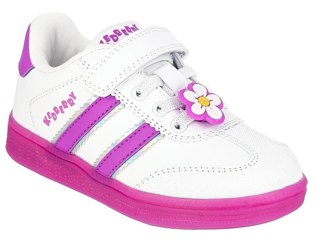 EOF_251303_white-fuxia 23-1,24-1,25-1,26-1,27-1,28-1,29-1,30-1 Kenka П/ботинки Актив.отдых Кроссовки Иск.мат, Текстиль, ТЭП В/О жен