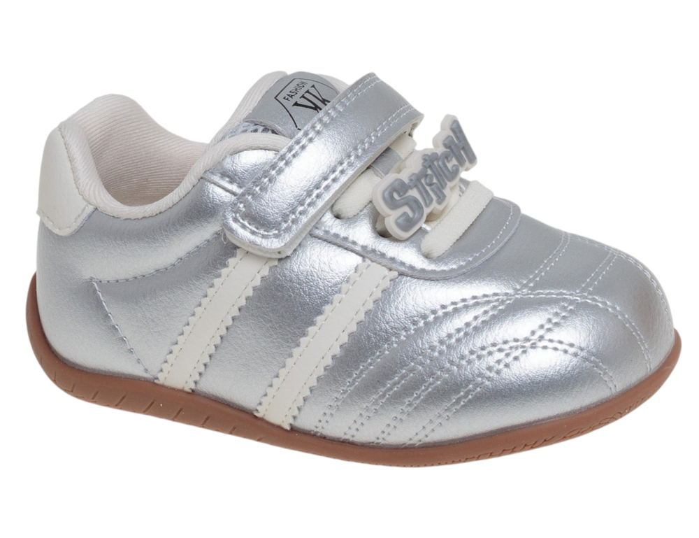 R000012497S Серебро 22-2,23-2,24-2,25-2,26-2 Сказка П/ботинки Актив.отдых Кроссовки Иск.мат, Текстиль В/О жен