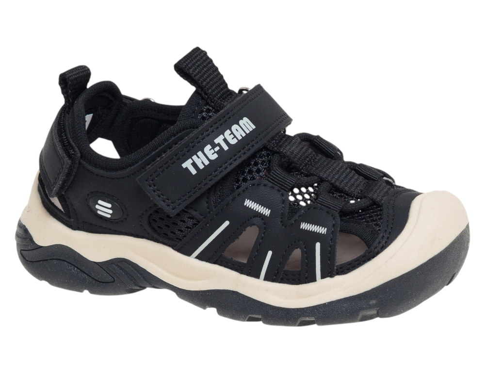 R337311366BK Чёр 27-1,28-2,29-2,30-2,31-2,32-1 Сказка Туфли Актив.отдых Сандалеты Иск.мат, Текстиль Лето Муж